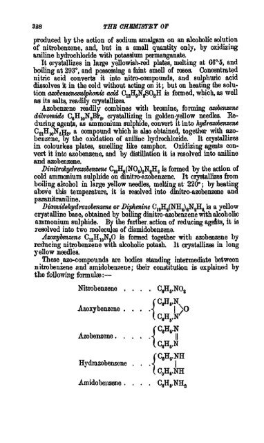 A Manual of the Chemistry of the Carbon Compounds