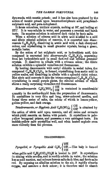 A Manual of the Chemistry of the Carbon Compounds