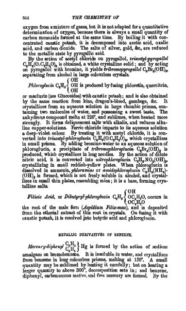 A Manual of the Chemistry of the Carbon Compounds