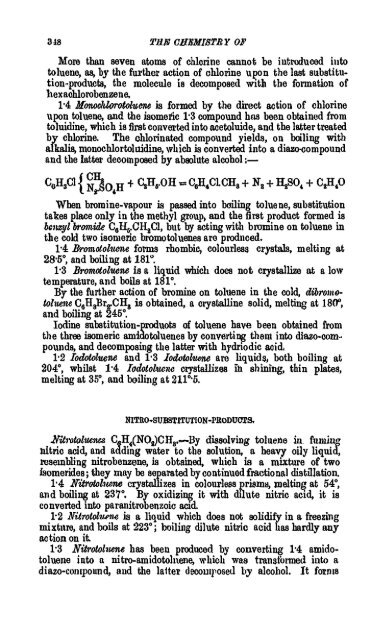 A Manual of the Chemistry of the Carbon Compounds