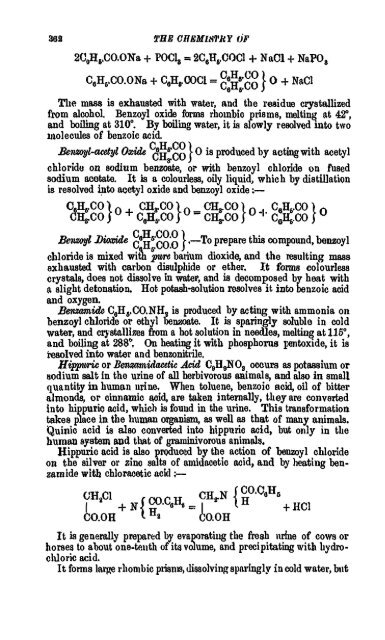 A Manual of the Chemistry of the Carbon Compounds