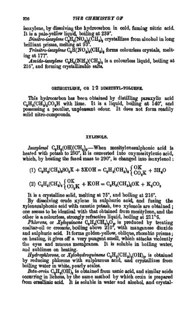 A Manual of the Chemistry of the Carbon Compounds