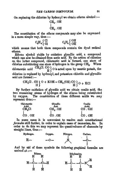 A Manual of the Chemistry of the Carbon Compounds