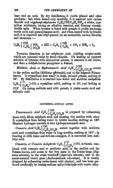 A Manual of the Chemistry of the Carbon Compounds