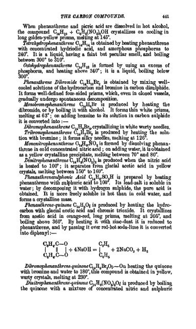 A Manual of the Chemistry of the Carbon Compounds