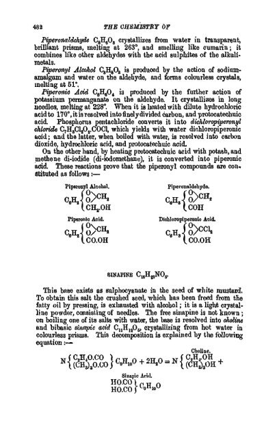 A Manual of the Chemistry of the Carbon Compounds