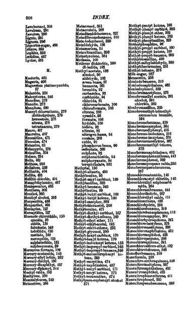 A Manual of the Chemistry of the Carbon Compounds