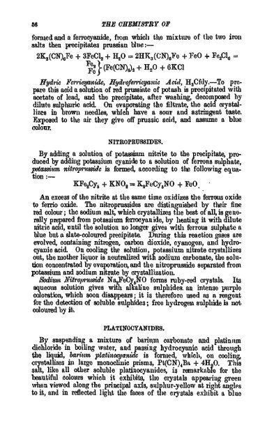 A Manual of the Chemistry of the Carbon Compounds