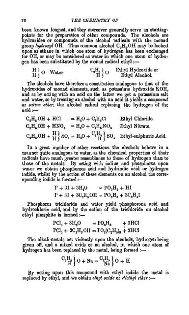 A Manual of the Chemistry of the Carbon Compounds