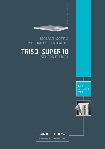 Scheda Triso Super 10 - Vanoncini commerciale