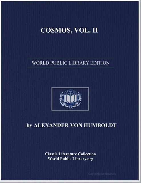 Xxx Kelone - COSMOS, VOL. II - World eBook Library