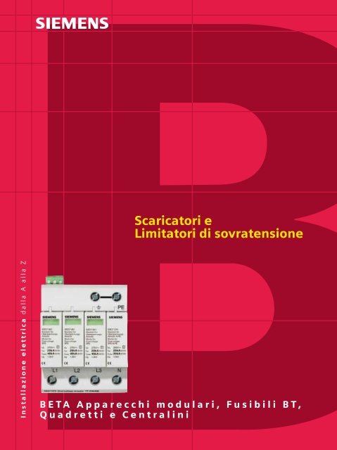 Scaricatori e Limitatori di sovratensione - Siemens