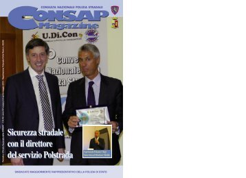 Magazine Aprile / Maggio 2013 - CONSAP NAZIONALE