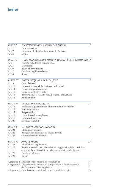 Regolamento di gestione Azimut Previdenza