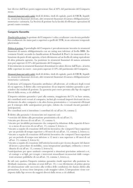 Regolamento di gestione Azimut Previdenza