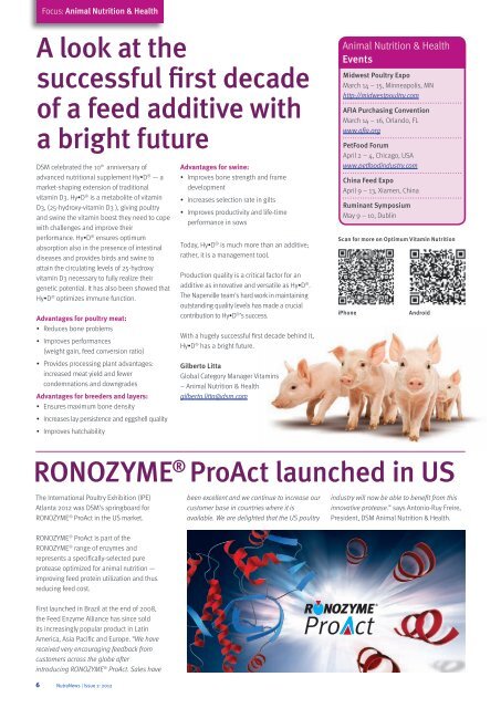NutraNews - DSM Nutritional Products newsletter 1/2012