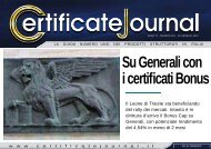 Su Generali con i certificati Bonus - Certificate Journal