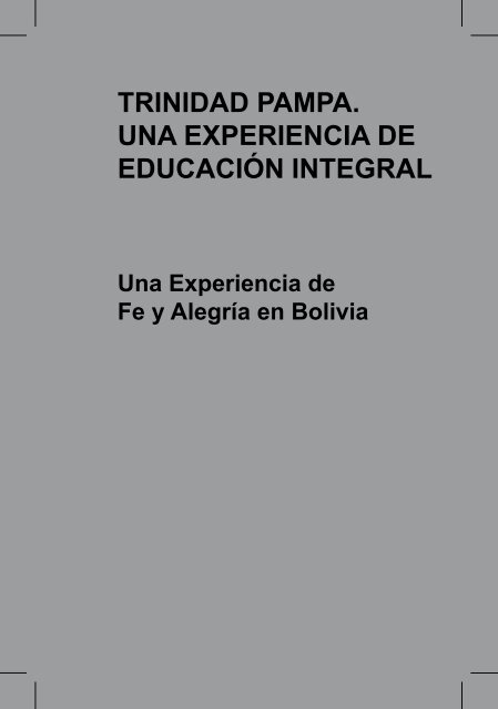 Interacción Escuela - Comunidad - Federación Internacional de Fe y ...