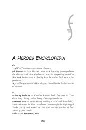 heroes text design - David Lavery