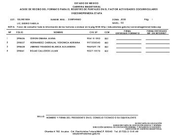 Acuse - Gobierno del Estado de México