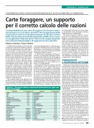 Carte foraggere, un supporto per il corretto... - Centro Ricerche ...