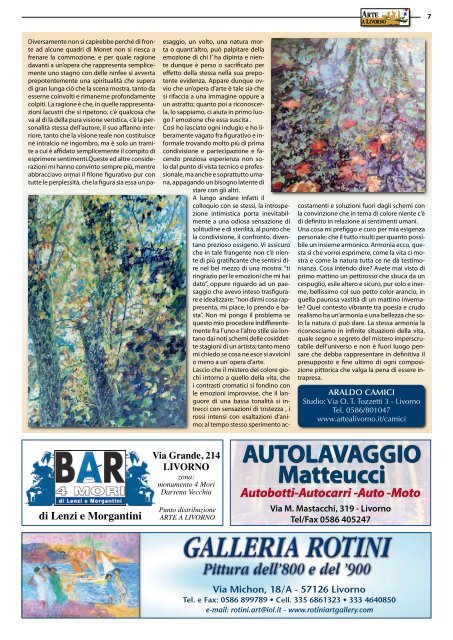 Scarica la rivista - Associazione Arte a Livorno