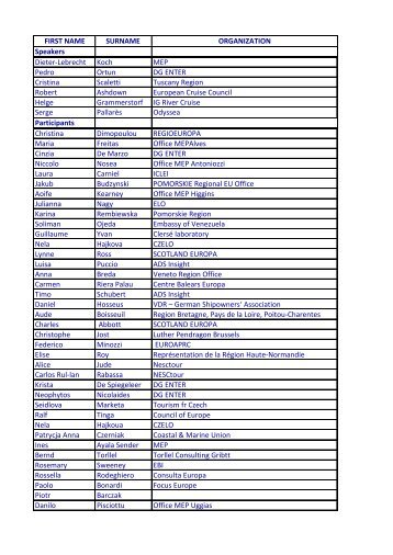 List of Participants - Ebcd.org