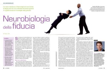 NEUROSCIENZE La nostra tendenza a fidarci degli ... - Kataweb
