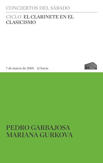 PEDRO GARBAJOSA MARIANA GURKOVA