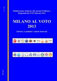 Scarica la pubblicazione - Provincia di Milano