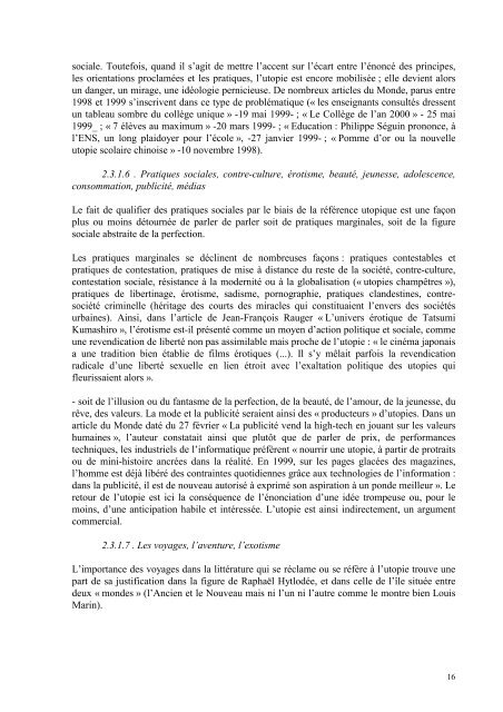 Plan Urbain Lettre de commande n°09 Emmanuel Eveno Au début ...