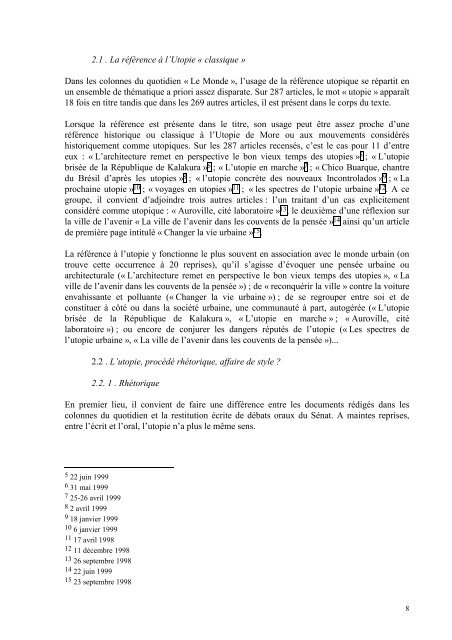 Plan Urbain Lettre de commande n°09 Emmanuel Eveno Au début ...