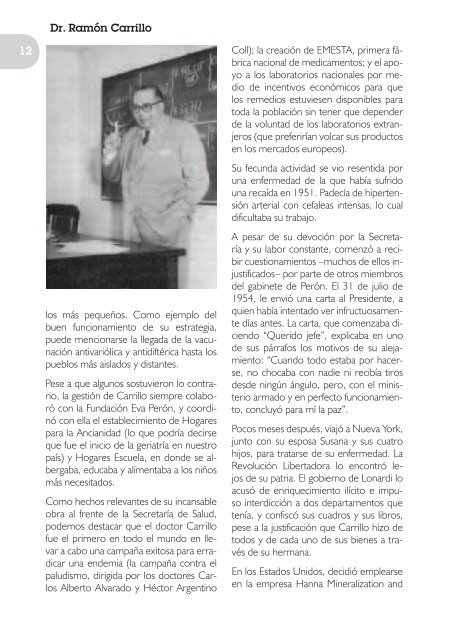 Historia: Dr. Ramón Carrillo / Médicos argentinos ... - Revista Ambo