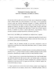 Acta n.º 25 - Câmara Municipal de Lisboa