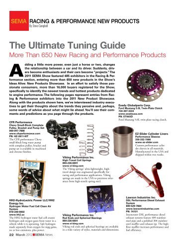 The Ultimate Tuning Guide - Sema