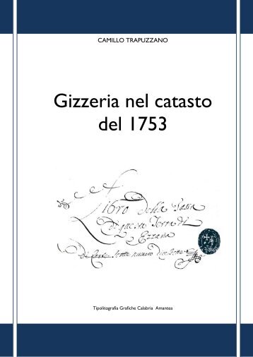 Gizzeria nel catasto del 1753 - vivicalabria