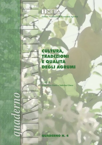 Cultura, tradizioni e qualità degli agrumi - Inea