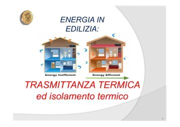 Isolamento termico in edilizia - Antonio.licciulli.unile.it - Università ...