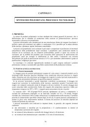 capitolo 3 sintesi dei poliuretani - Extranet Regione Piemonte