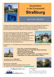 Flyer Studienfahrt Straßburg-1 - Windrose Oberursel