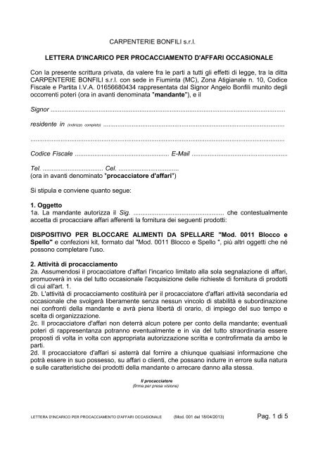 Oggetti con la lettera d
