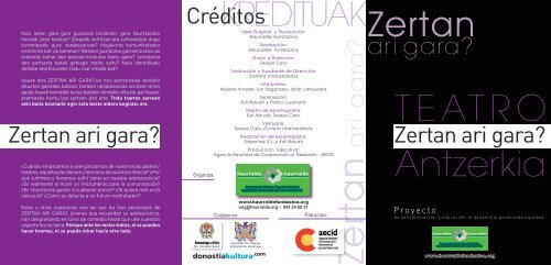 Zertan ari gara? - Haurralde Fundazioa