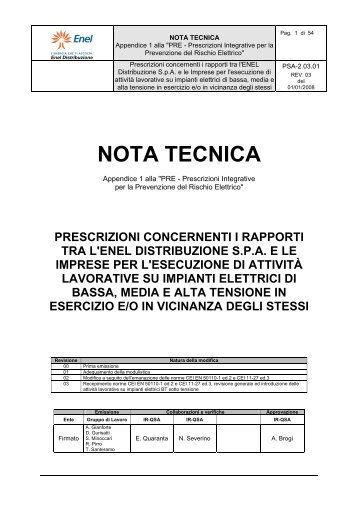 NOTA TECNICA - Enel