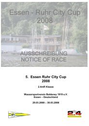 Essen - Ruhr City Cup 2008 - WSB 1919