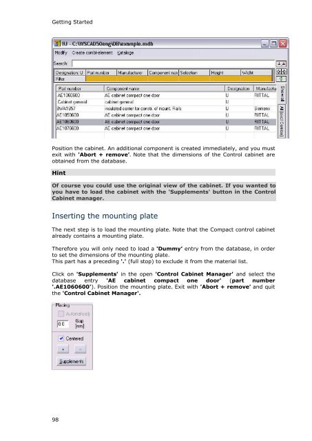 WSCAD 5.2 - FTP Directory Listing