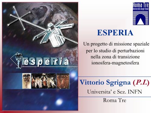 The ESPERIA Project - Università degli Studi Roma Tre