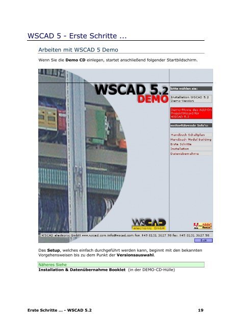 WSCAD 5.2