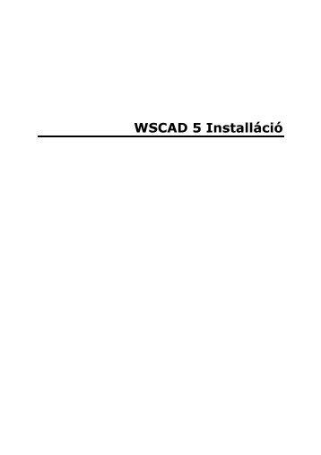 WSCAD 5 Installáció