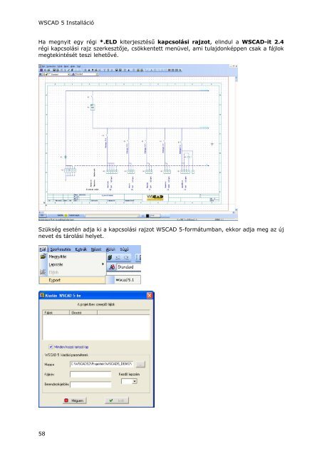 WSCAD 5 Installáció