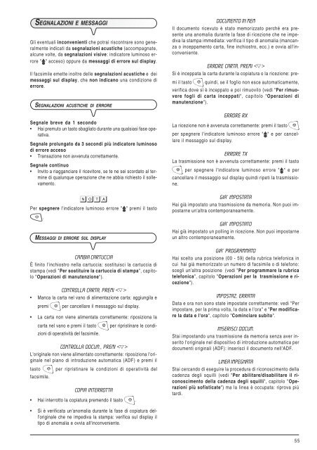Manuale d'uso Pegaso SMS - Telecom Italia